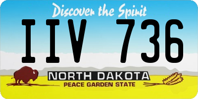 ND license plate IIV736