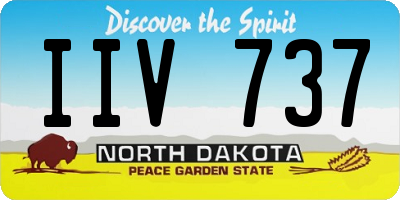 ND license plate IIV737