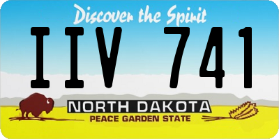 ND license plate IIV741