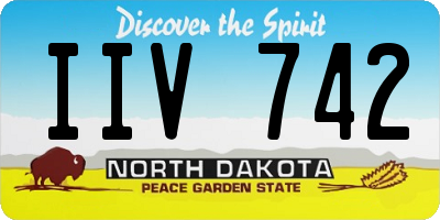 ND license plate IIV742