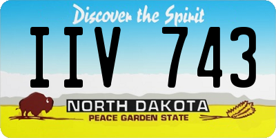 ND license plate IIV743