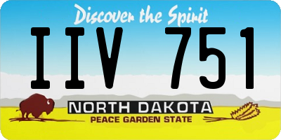 ND license plate IIV751