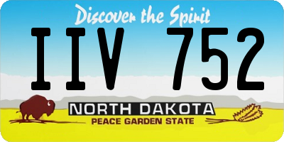 ND license plate IIV752