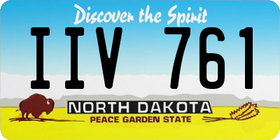 ND license plate IIV761