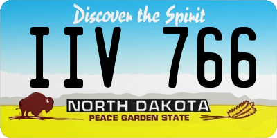 ND license plate IIV766