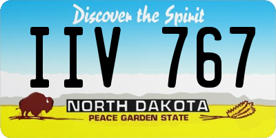 ND license plate IIV767