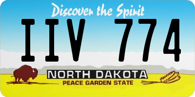 ND license plate IIV774