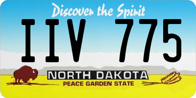 ND license plate IIV775
