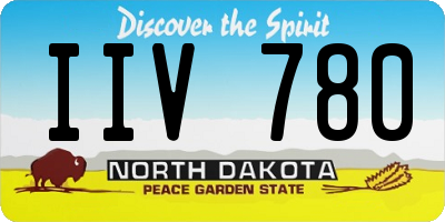 ND license plate IIV780