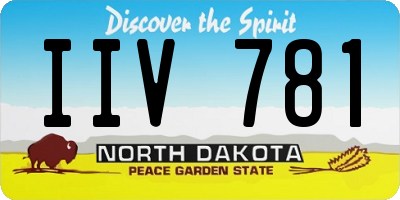 ND license plate IIV781
