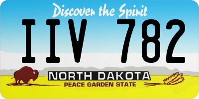 ND license plate IIV782