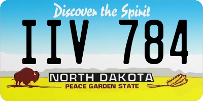 ND license plate IIV784