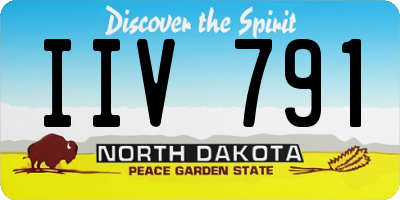 ND license plate IIV791