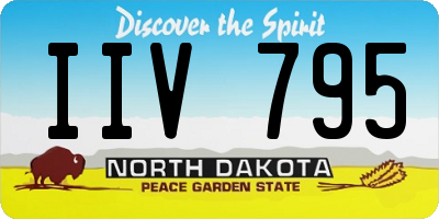 ND license plate IIV795