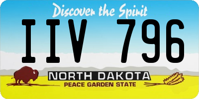ND license plate IIV796