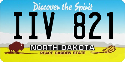 ND license plate IIV821