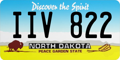 ND license plate IIV822