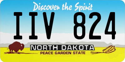 ND license plate IIV824