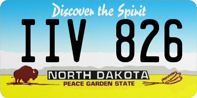 ND license plate IIV826