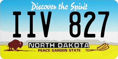 ND license plate IIV827