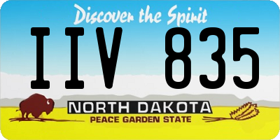 ND license plate IIV835