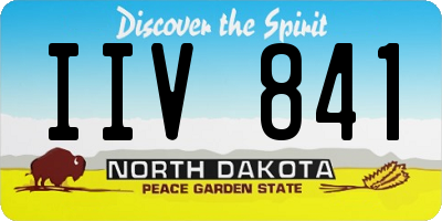 ND license plate IIV841