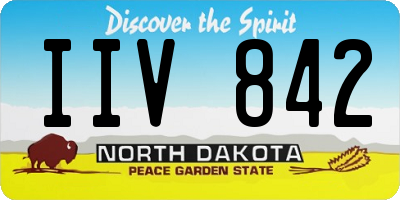 ND license plate IIV842