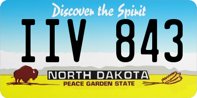 ND license plate IIV843