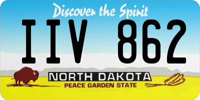 ND license plate IIV862