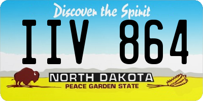 ND license plate IIV864