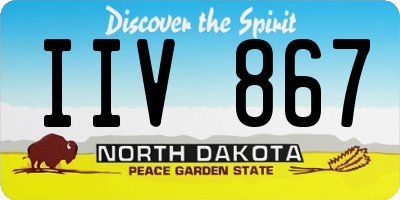 ND license plate IIV867