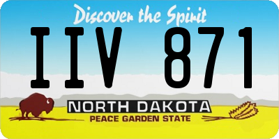 ND license plate IIV871