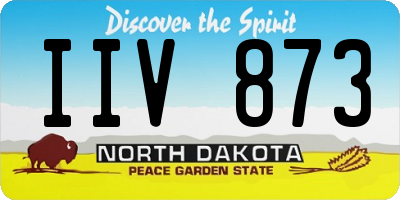 ND license plate IIV873