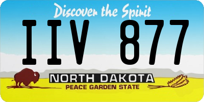 ND license plate IIV877