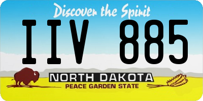 ND license plate IIV885