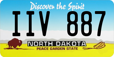 ND license plate IIV887