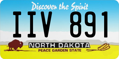 ND license plate IIV891