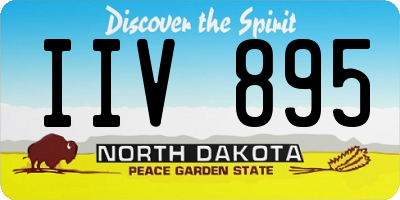 ND license plate IIV895