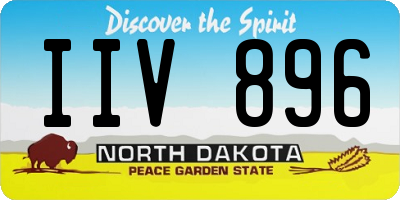 ND license plate IIV896