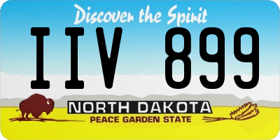 ND license plate IIV899