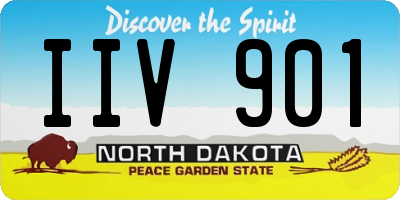ND license plate IIV901