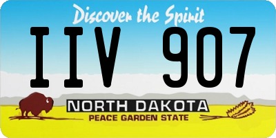 ND license plate IIV907