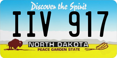 ND license plate IIV917