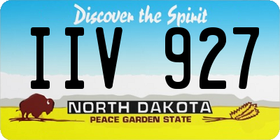 ND license plate IIV927