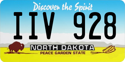 ND license plate IIV928
