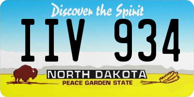 ND license plate IIV934
