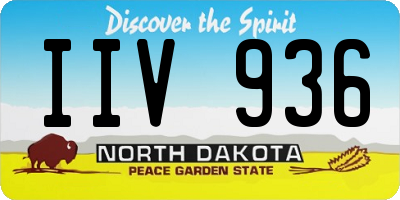 ND license plate IIV936