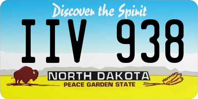 ND license plate IIV938