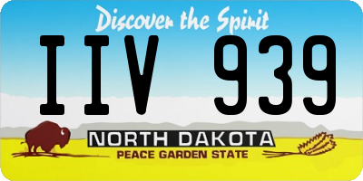 ND license plate IIV939