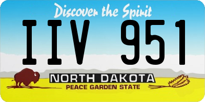 ND license plate IIV951